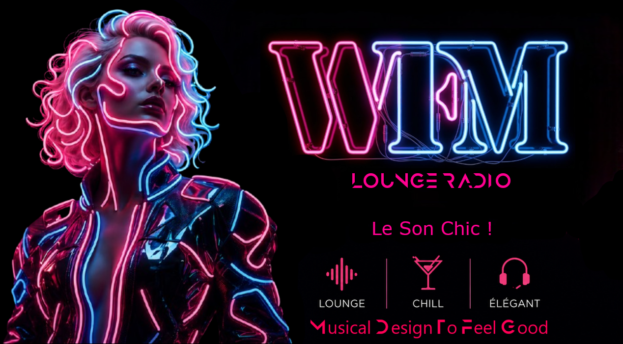 WFM LOUNGE (Bannière CMS). Néon.